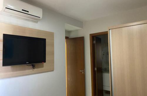 Pousada do Rio Quente Apartment | Flat 405 - Condomínio Veredas do Rio Quente - Diferenciado com ar na sala e no quarto