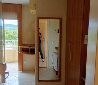 J Jeriquara Apartment | Flat com varanda no Thermas Place