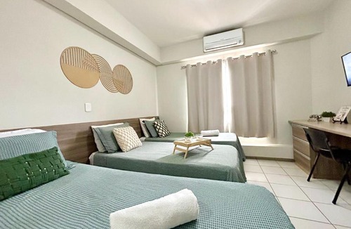 Ribeirao Preto Apartment | Flat com Wifi, Pisicina e Estacionamento