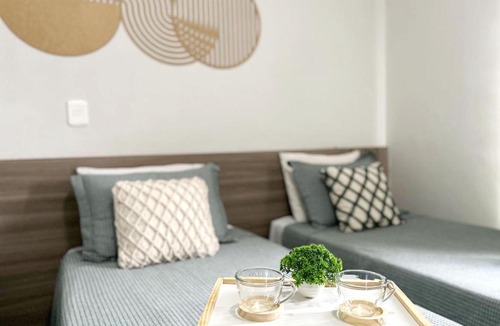 Ribeirao Preto Apartment | Flat com Wifi, Pisicina e Estacionamento
