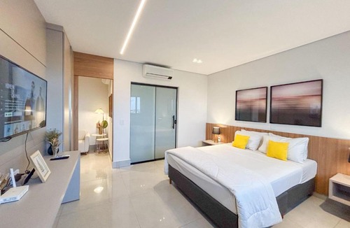 Jardim dos Estados Apartment | Flat de Luxo c/Quarto Privativo 21º Andar Vertigo