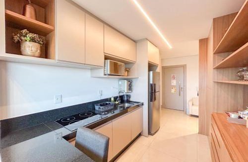 Jardim dos Estados Apartment | Flat de Luxo com Quarto Privativo 22º Andar no Vertigo