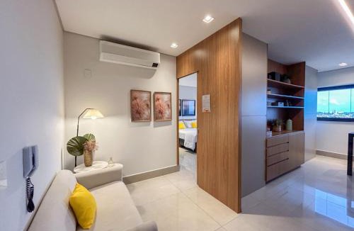 Jardim dos Estados Apartment | Flat de Luxo com Quarto Privativo 22º Andar no Vertigo