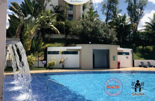 Caldas Novas Apartment | Flat Enseada em Caldas Novas, com roupa de cama, incluso 1 dia de Acesso ao Lagoa Parque, Parcele em até 6x - HotFérias