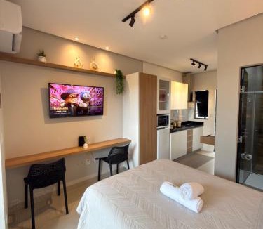 Jardim Palmeiras Apartment | Flat Executivo, Moderno e Aconchegante - Ahava Stays