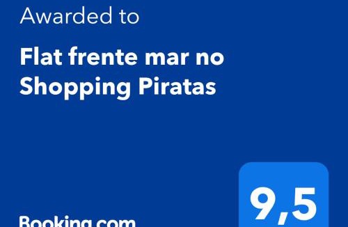 Parque das Palmeiras Apartment | Flat frente mar no Shopping Piratas , com estacionamento gratuito