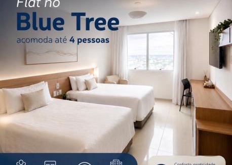Adrianopolis Hotel | Flat hotel Blue tree no adrianopolis Até 4 pessoas