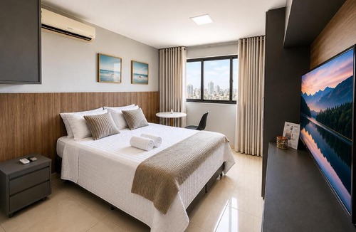 Ilha do Leite Apartment | Flat Ilha do Leite - Polo Médico, Consulado EUA e Vaga de Garagem