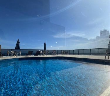 Pituba Apartment | Flat na Pituba e piscina rooftop na cobertura com vista para o mar 1 diária disponível