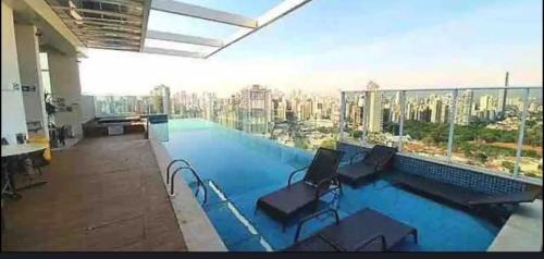 Setor Bueno Apartment | Flat Novo, Lindo e completo!Com piscina Incrível e pôr sol!