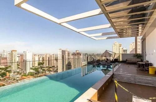 Setor Bueno Apartment | Flat Novo, Lindo e completo!Com piscina Incrível e pôr sol!