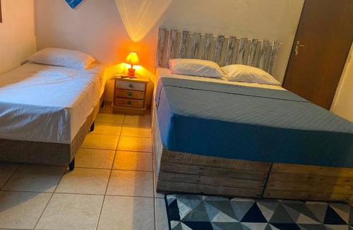 Barra Velha House | Flat próximo da balsa com ar condicionado e churrasqueira