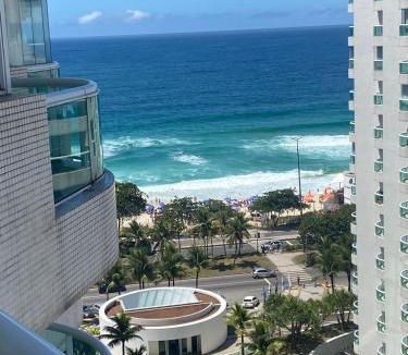 Barra da Tijuca Apartment | Flat Praia Barra VISTA MAR Resort Urbano Posto 4