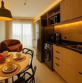 Triangulo das Bermudas Apartment | Flat Praia do Canto 2Q-2B Long Stay TRIÂNGULO DAS BERMUDAS