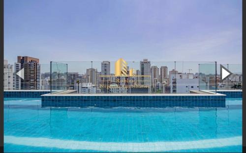 Campo Belo Apartment | Flat SP,43m2 19th andar vista verde com piscina aquecida