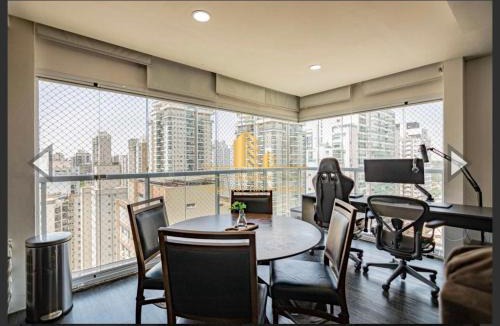 Campo Belo Apartment | Flat SP,43m2 19th andar vista verde com piscina aquecida