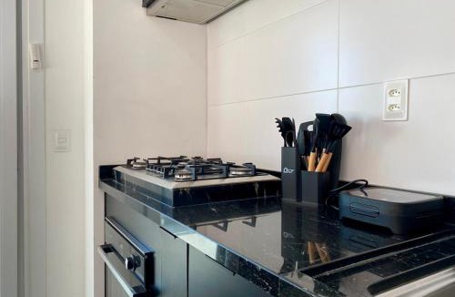 Simoes Lopes Apartment | Flat Xavante no Centro Com Garagem, Vista e Mobilia