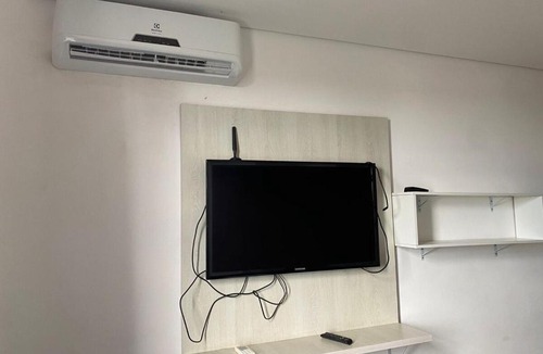 Lagoa Santa Apartment | Flats da Júnia, funcional com tv, microondas, frigobar, ar cond, garagem