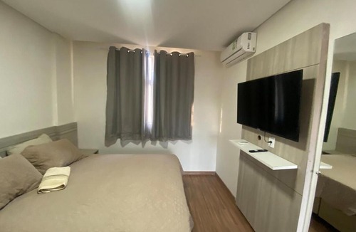 Lagoa Santa Apartment | Flats da Júnia, funcional com tv, microondas, frigobar, ar cond, garagem