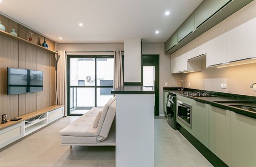Cachoeira do Bom Jesus Apartment | Gastronomy | Barbecue Grill | 2 Bedrooms #CHA10