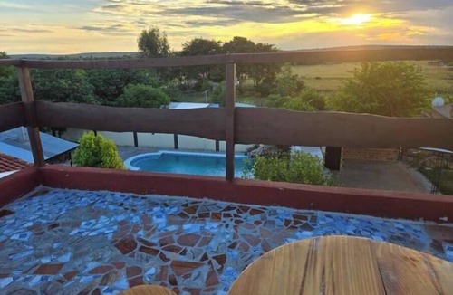 Ypacarai Apartment | Glazed room terrace/viewpoint pool/waterfall