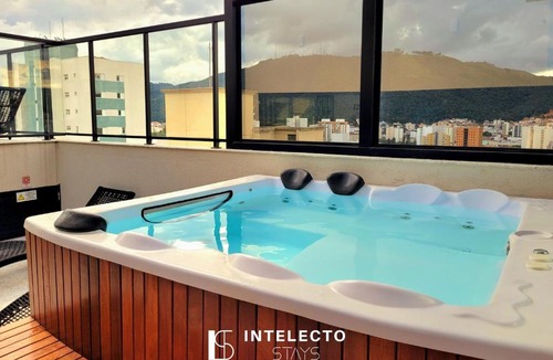 Regiao Urbana Homogenea X Apartment | Go 1797 Central, Jacuzzi, Academia, AC, Vista Top