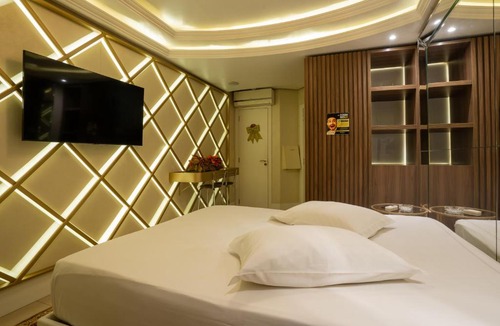 Centro Hotel | Golden Motel Pernoite Suíte Luxo com conforto e privacidade garagem privativa