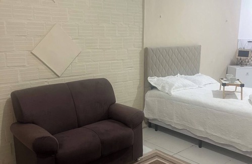 Canudos Apartment | Gorgeous 1 bedroom studio with AC in vibrant Belém
