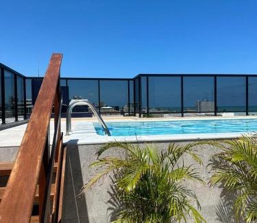 Cabo Branco Apartment | Home service cabo branco varanda vista parcial