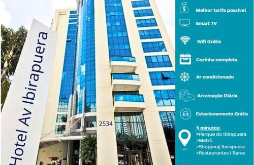 Indianopolis Apartment | Hotel MLA Moema Ibirapuera - Completo e ótima localização