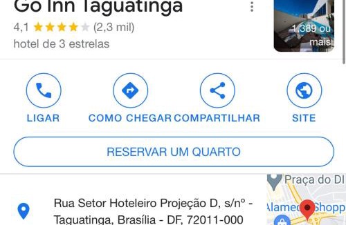 Taguatinga Hotel | Hotel Taguatinga Flat - conforto e requinte - Apto 416