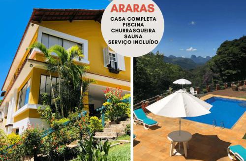 Araras Villa | House in Araras: Pool, Sauna, and Included Services!