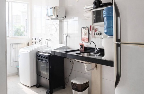 Marituba Apartment | Impeccable comfort with a coffee corner. Apartment is 100% air-conditioned.