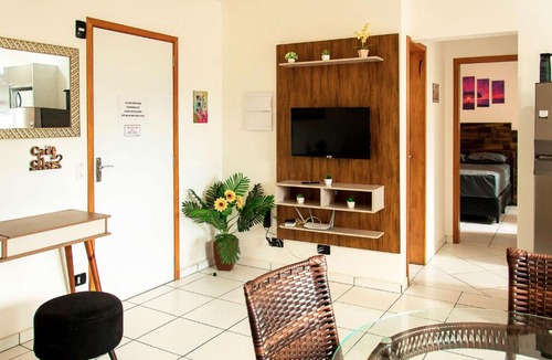 Centro Apartment | Incrível Apto com piscina e churrasq em Ubatuba SP