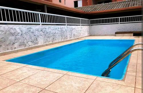 Centro Apartment | Incrível Apto com piscina e churrasq em Ubatuba SP
