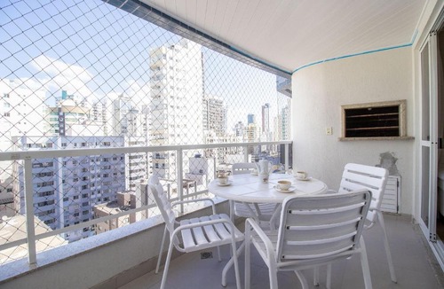 Centro Apartment | JSD73 - Churrasqueira, Sacada, 3 Dorm, Climatizado