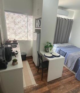 Brasilia Apartment | KIT 300- com Ar cond - 5 min do aeroporto, rodoviária e embaixadas