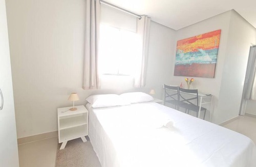 Vila Regina Apartment | Kitnet 301 centro linda vista por sol com tv smart e ar