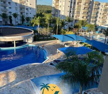 Setor Lagoa Quente Apartment | Lagoa Quente Flat Service - 205-B - Caldas Novas GO