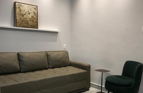 Liberdade Apartment | Liberdade 1 QT + Sofá Cama - 200m Metrô. Novo!