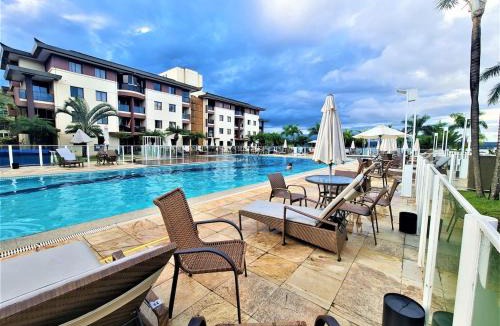 Smin Apartment | Life J 407 · Flat Beira Lago | Life Resort | Piscina Aquecida