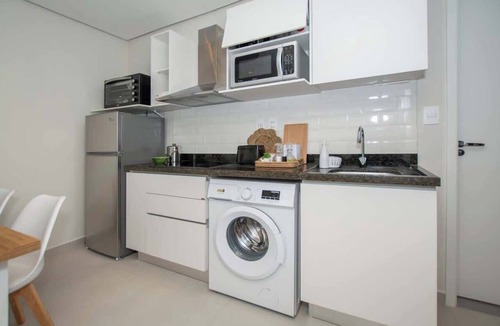 Asuncion Apartment | Light-Filled 1BR with Pool & Gym Access