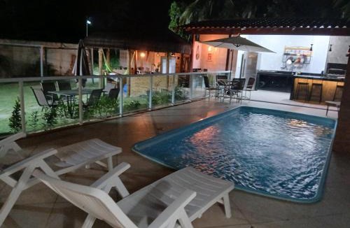 Recanto da Sereia House | Linda casa com piscina, quiosque e churrasqueira a 150 metros da praia