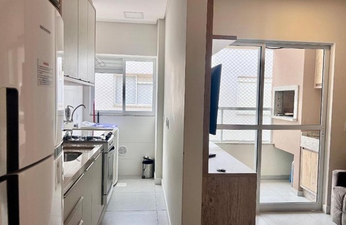 Governador Celso Ramos Apartment | Lindo! Apto com piscina na praia de Palmas - CI02J