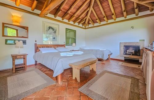 Passa Quatro Apartment | Lindo chalé com lareira, sauna e piscina.