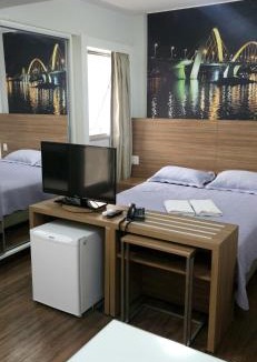 Aguas Claras Apartment | Lindo Flat localizado no 7º andar do Hotel S4 - Águas Claras - Brasília
