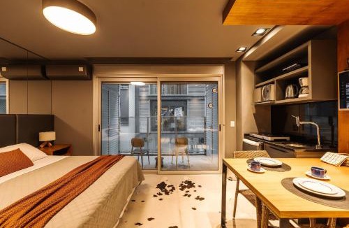 Centro Apartment | Lindo Studio, Central, Com Garagem e Academia!