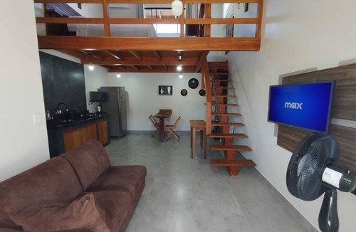 Pinheira House | Loft in Praia da Pinheira, with a charming mezzanine.