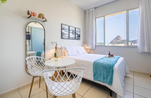 Catete Apartment | Loft com vista pro Pão de Açúcar! A/C, Wi-Fi, TV