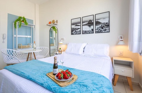 Catete Apartment | Loft com vista pro Pão de Açúcar! A/C, Wi-Fi, TV
